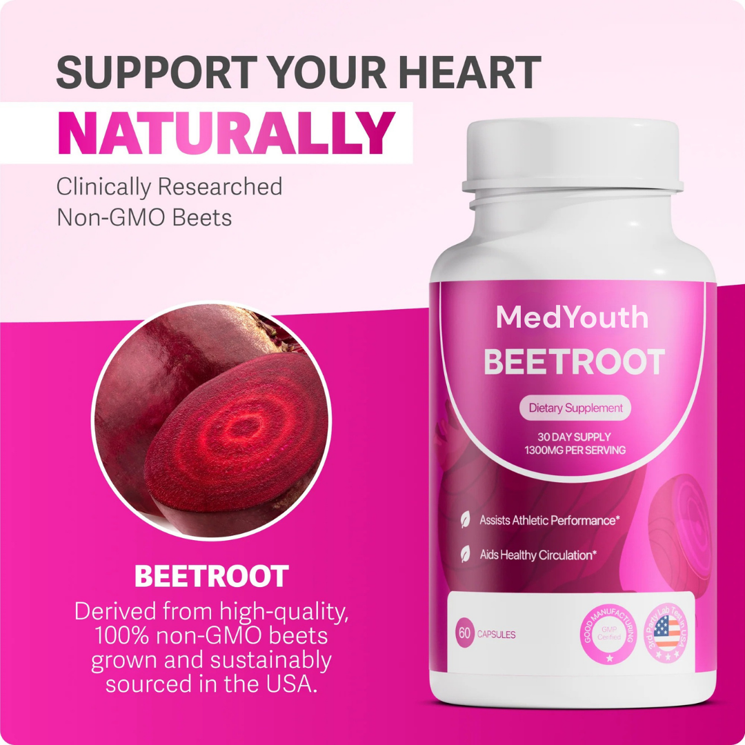 MedYouth | Organic Beet Root Capsules