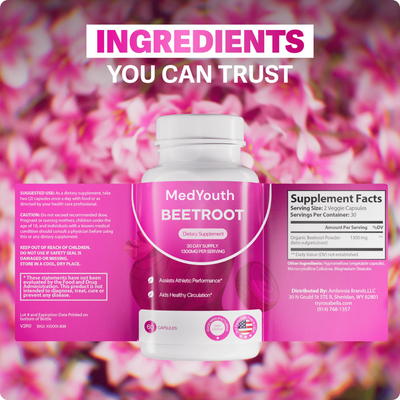 MedYouth | Organic Beet Root Capsules