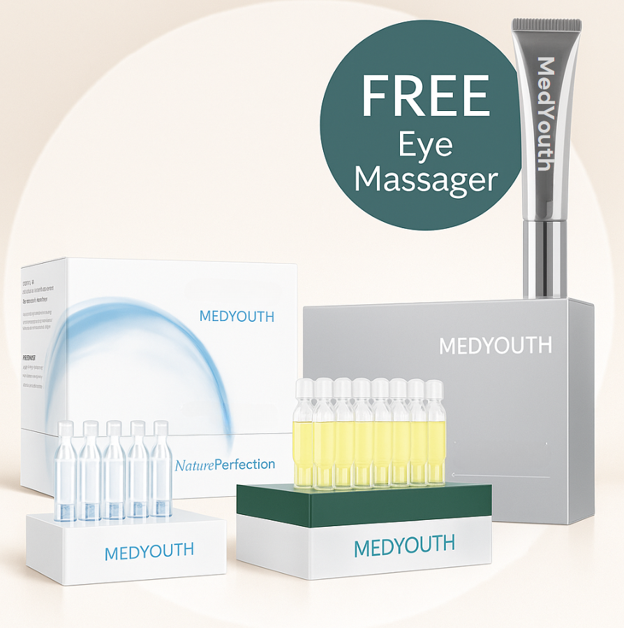 MedYouth | Hydrating Serum Set (FREE Eye Massager)